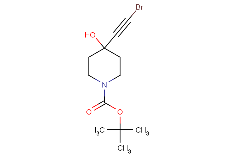 tert-butyl 4-(2-bromoethynyl)-4-hydroxypiperidine-1-carboxylate
