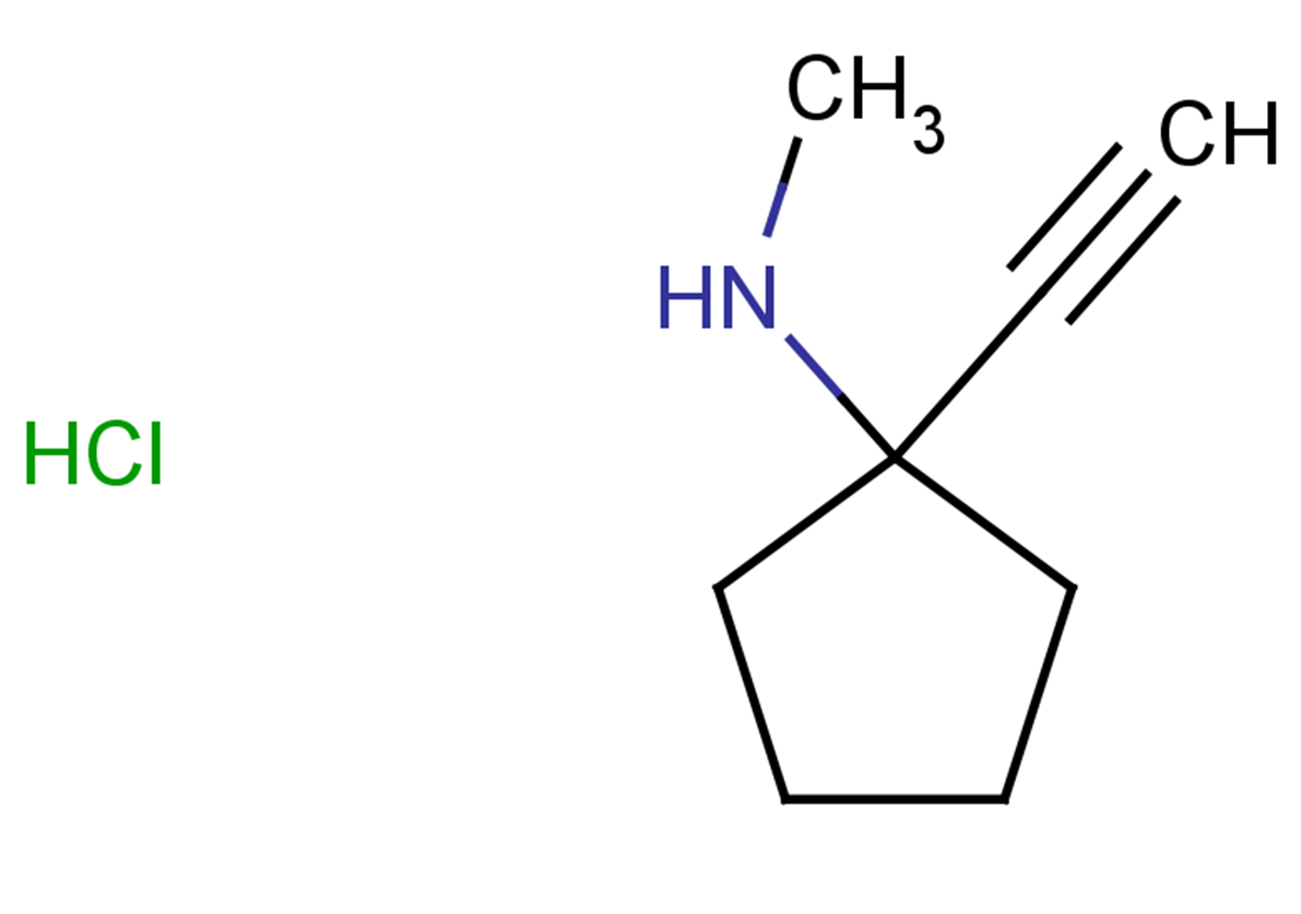 1-ethynyl-N-methylcyclopentan-1-amine hydrochloride