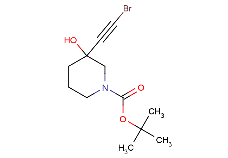 tert-butyl 3-(2-bromoethynyl)-3-hydroxypiperidine-1-carboxylate