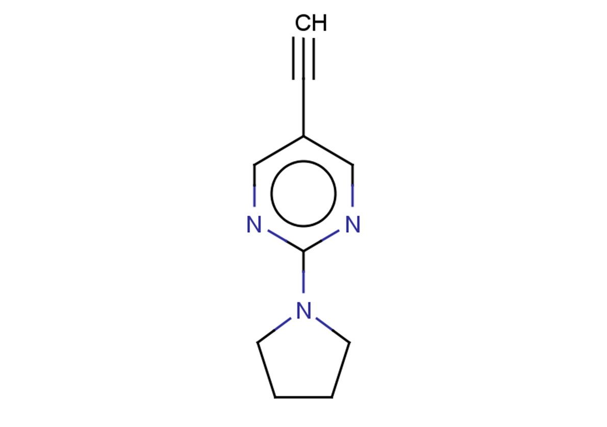5-ethynyl-2-(pyrrolidin-1-yl)pyrimidine