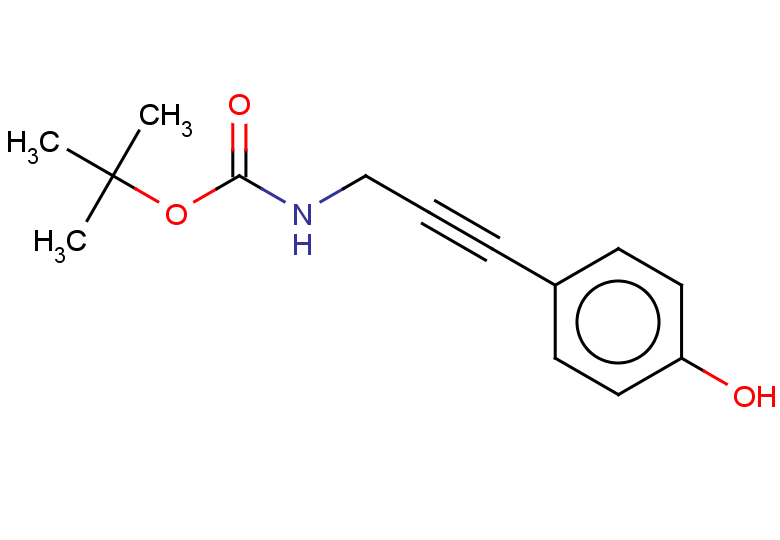 tert-butyl N-[3-(4-hydroxyphenyl)prop-2-yn-1-yl]carbamate