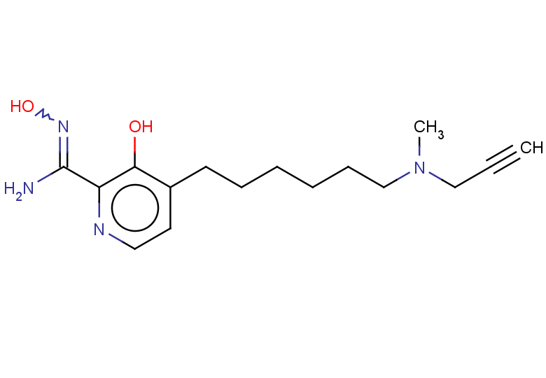 N',3-dihydroxy-4-{6-[methyl(prop-2-yn-1-yl)amino]hexyl}pyridine-2-carboximidamide