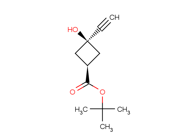 tert-butyl 3-ethynyl-3-hydroxycyclobutane-1-carboxylate