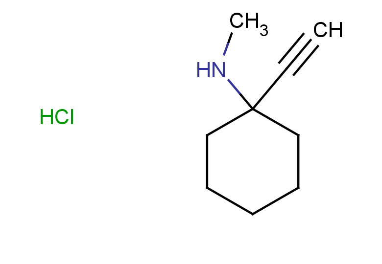 1-ethynyl-N-methylcyclohexan-1-amine hydrochloride