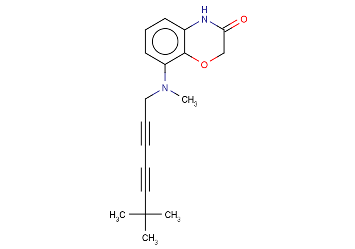8-[(6,6-dimethylhepta-2,4-diyn-1-yl)(methyl)amino]-3,4-dihydro-2H-1,4-benzoxazin-3-one