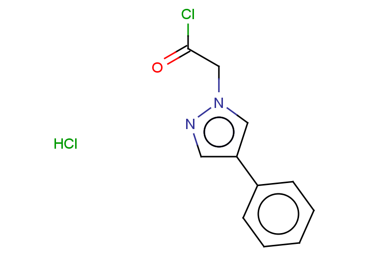 2-(4-phenyl-1H-pyrazol-1-yl)acetyl chloride hydrochloride