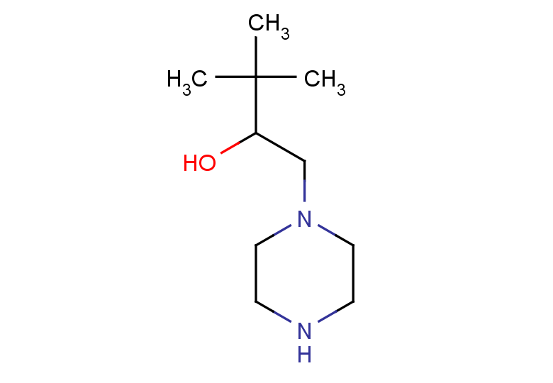 3,3-dimethyl-1-(piperazin-1-yl)butan-2-ol