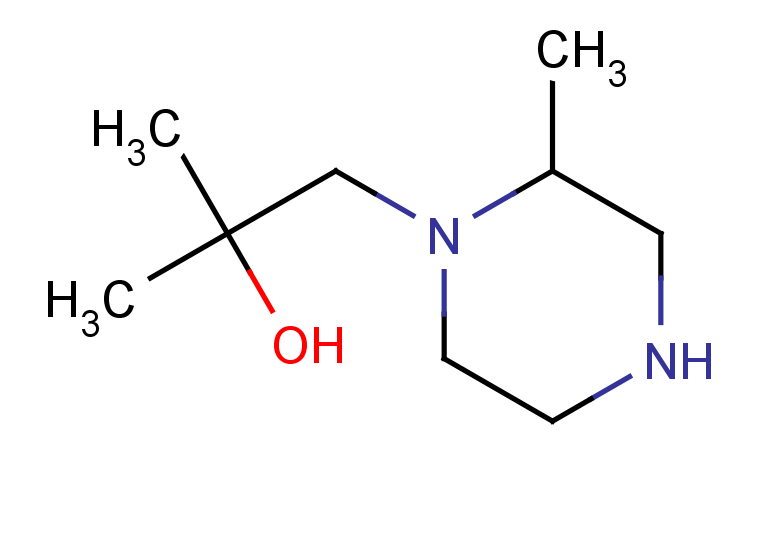 2-methyl-1-(2-methylpiperazin-1-yl)propan-2-ol