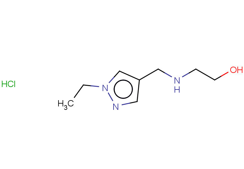 2-{[(1-ethyl-1H-pyrazol-4-yl)methyl]amino}ethan-1-ol hydrochloride