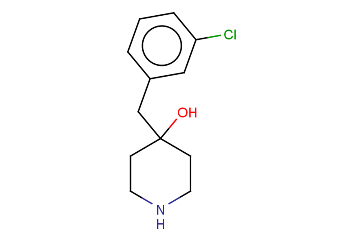 4-[(3-chlorophenyl)methyl]piperidin-4-ol