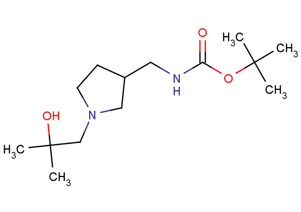 tert-butyl N-{[1-(2-hydroxy-2-methylpropyl)pyrrolidin-3-yl]methyl}carbamate