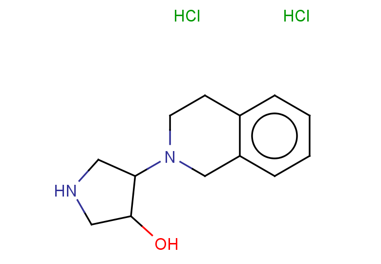 4-(1,2,3,4-tetrahydroisoquinolin-2-yl)pyrrolidin-3-ol dihydrochloride