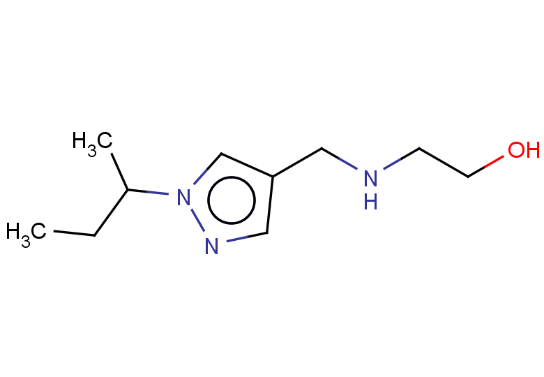 2-({[1-(butan-2-yl)-1H-pyrazol-4-yl]methyl}amino)ethan-1-ol