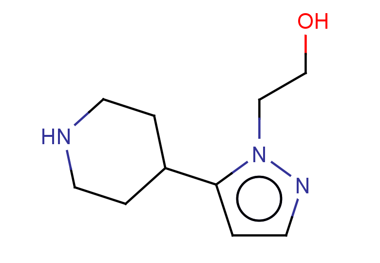 2-[5-(piperidin-4-yl)-1H-pyrazol-1-yl]ethan-1-ol