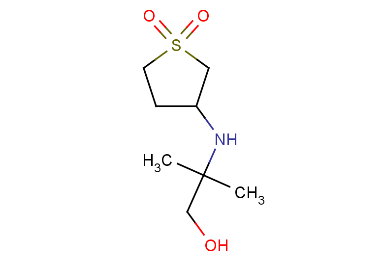 3-[(1-hydroxy-2-methylpropan-2-yl)amino]-1lambda6-thiolane-1,1-dione