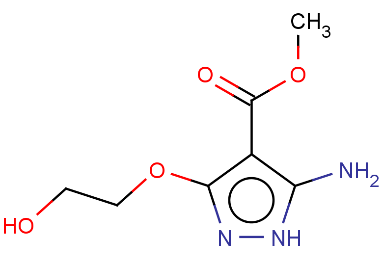 methyl 5-amino-3-(2-hydroxyethoxy)-1H-pyrazole-4-carboxylate