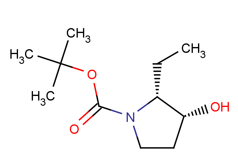 tert-butyl (2R,3R)-2-ethyl-3-hydroxypyrrolidine-1-carboxylate