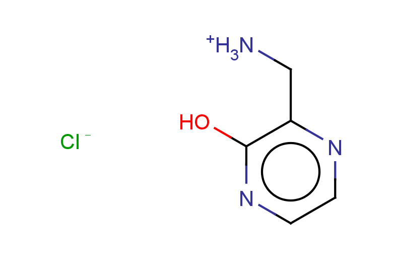 (3-hydroxypyrazin-2-yl)methanaminium chloride