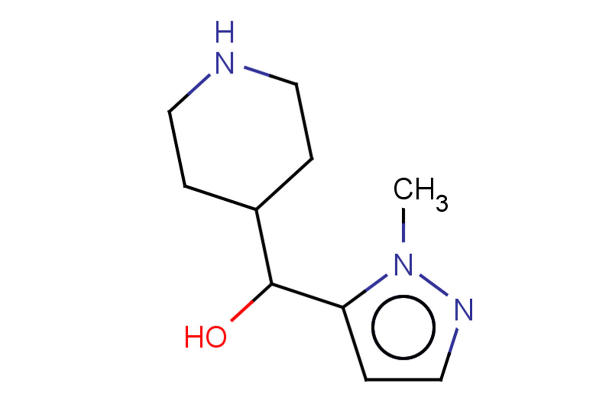 (1-methyl-1H-pyrazol-5-yl)(piperidin-4-yl)methanol