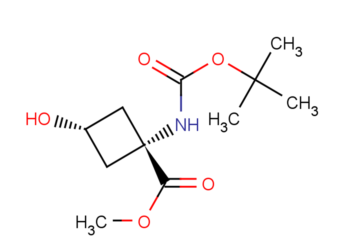 methyl 1-{[(tert-butoxy)carbonyl]amino}-3-hydroxycyclobutane-1-carboxylate