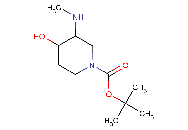 tert-butyl 4-hydroxy-3-(methylamino)piperidine-1-carboxylate