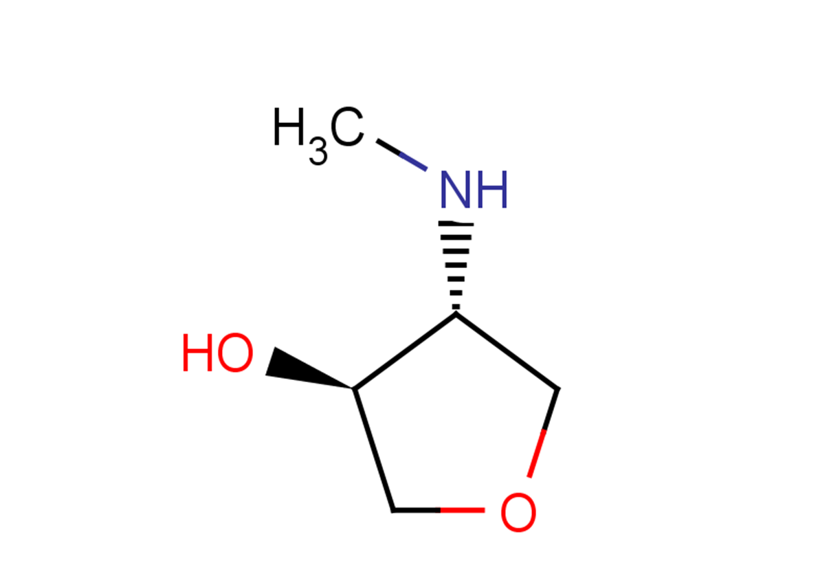 rac-(3R,4S)-4-(methylamino)oxolan-3-ol, trans