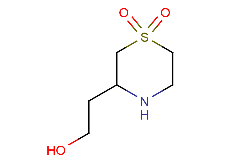 3-(2-hydroxyethyl)-1lambda6-thiomorpholine-1,1-dione