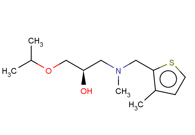 [(2R)-2-hydroxy-3-(propan-2-yloxy)propyl](methyl)[(3-methylthiophen-2-yl)methyl]amine