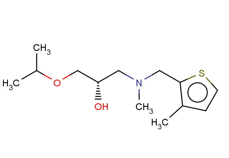 [(2S)-2-hydroxy-3-(propan-2-yloxy)propyl](methyl)[(3-methylthiophen-2-yl)methyl]amine