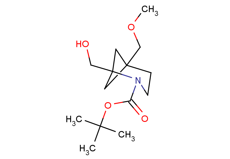 tert-butyl 1-(hydroxymethyl)-5-(methoxymethyl)-2-azabicyclo[3.1.1]heptane-2-carboxylate