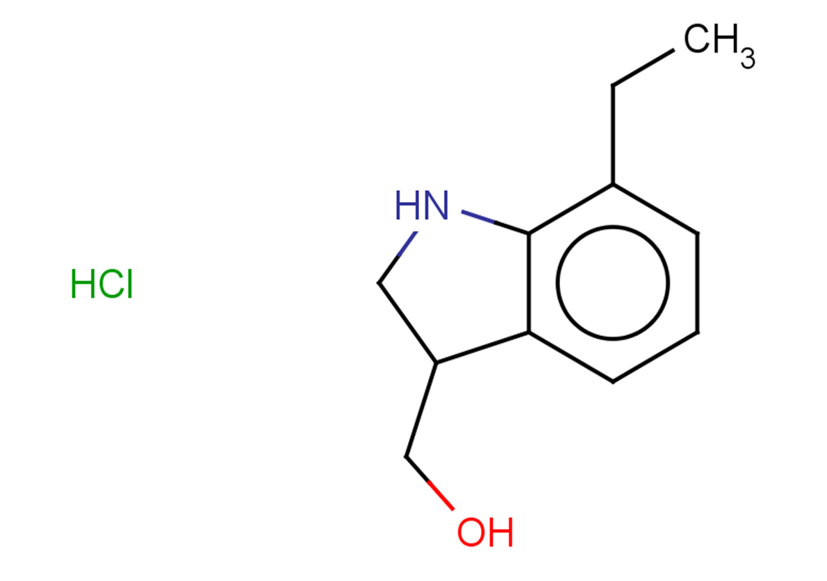 (7-ethyl-2,3-dihydro-1H-indol-3-yl)methanol hydrochloride