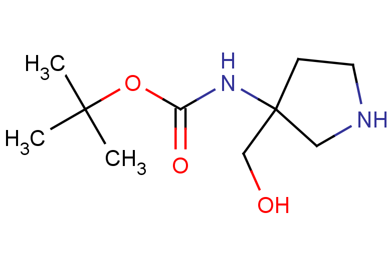 tert-butyl N-[3-(hydroxymethyl)pyrrolidin-3-yl]carbamate