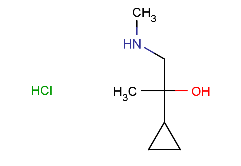 2-cyclopropyl-1-(methylamino)propan-2-ol hydrochloride