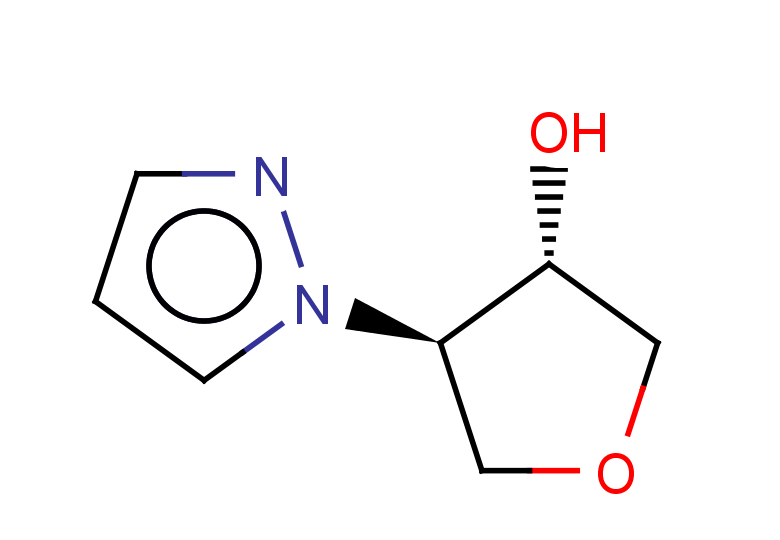 rac-(3R,4S)-4-(1H-pyrazol-1-yl)oxolan-3-ol, trans