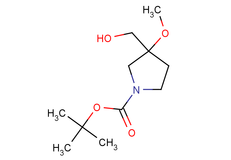 tert-butyl 3-(hydroxymethyl)-3-methoxypyrrolidine-1-carboxylate