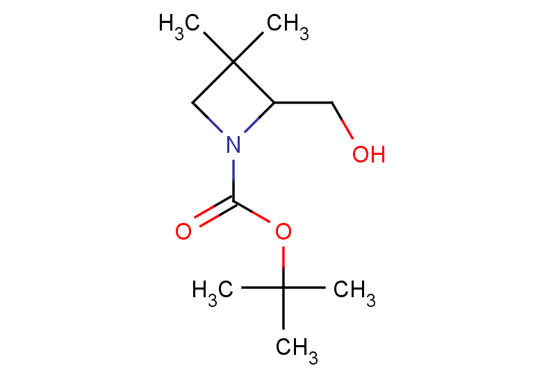 tert-butyl 2-(hydroxymethyl)-3,3-dimethylazetidine-1-carboxylate