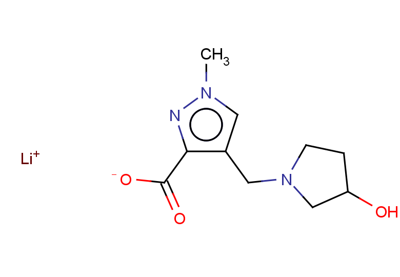 lithium(1+) ion 4-[(3-hydroxypyrrolidin-1-yl)methyl]-1-methyl-1H-pyrazole-3-carboxylate
