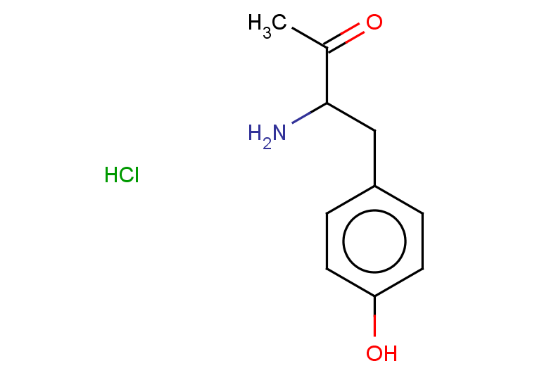 3-amino-4-(4-hydroxyphenyl)butan-2-one hydrochloride