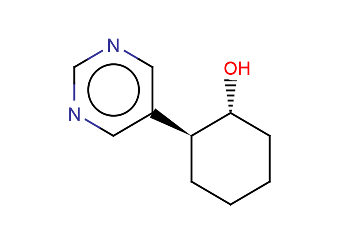 (1R,2S)-2-(pyrimidin-5-yl)cyclohexan-1-ol