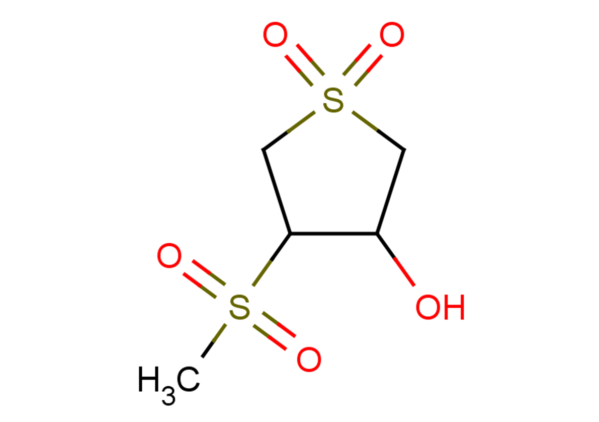 3-hydroxy-4-methanesulfonyl-1lambda6-thiolane-1,1-dione, Mixture of diastereomers