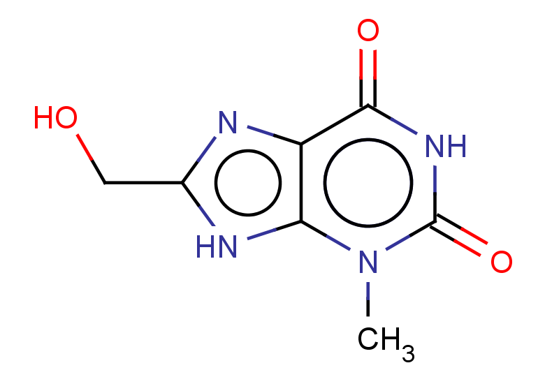 8-(hydroxymethyl)-3-methyl-2,3,6,9-tetrahydro-1H-purine-2,6-dione