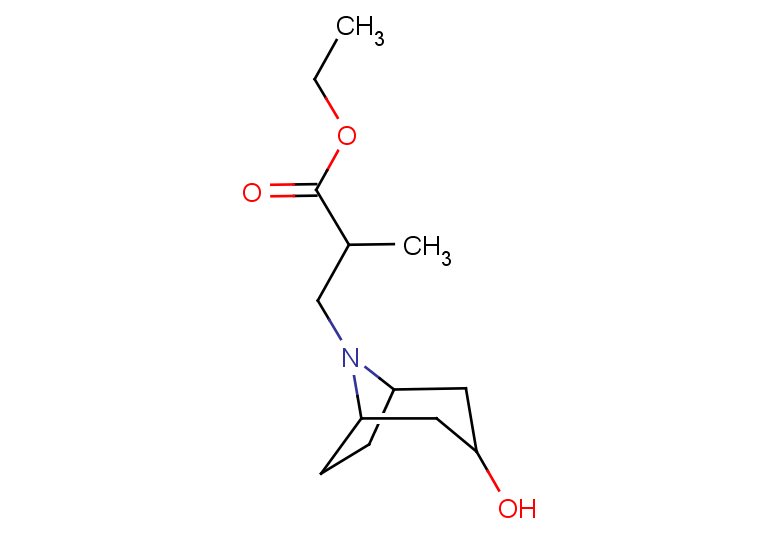 ethyl 3-{3-hydroxy-8-azabicyclo[3.2.1]octan-8-yl}-2-methylpropanoate