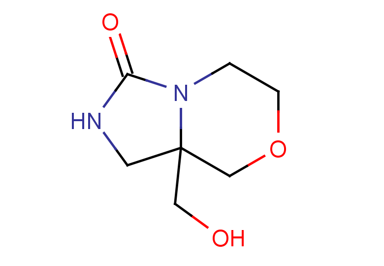 8a-(hydroxymethyl)-hexahydro-1H-imidazolidino[4,3-c]morpholin-3-one