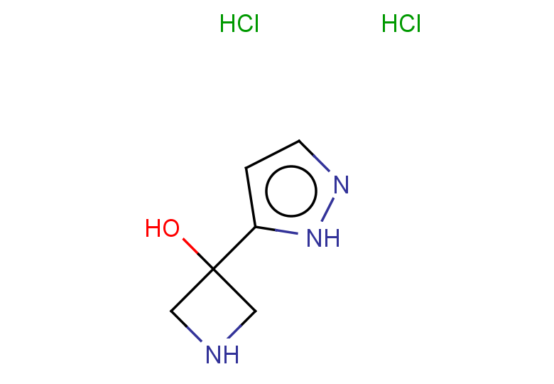 3-(1H-pyrazol-5-yl)azetidin-3-ol dihydrochloride