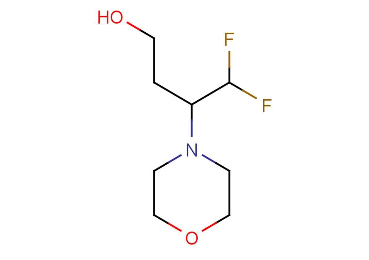 4,4-difluoro-3-(morpholin-4-yl)butan-1-ol