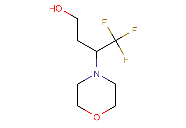 4,4,4-trifluoro-3-(morpholin-4-yl)butan-1-ol