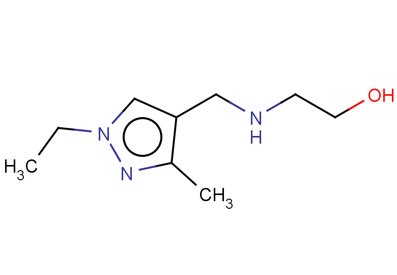 2-{[(1-ethyl-3-methyl-1H-pyrazol-4-yl)methyl]amino}ethan-1-ol