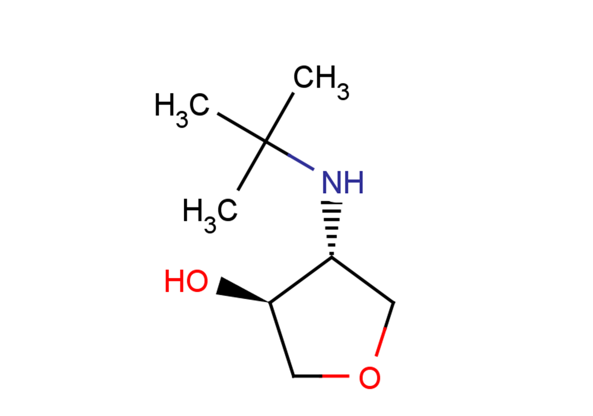 rac-(3R,4S)-4-(tert-butylamino)oxolan-3-ol, trans