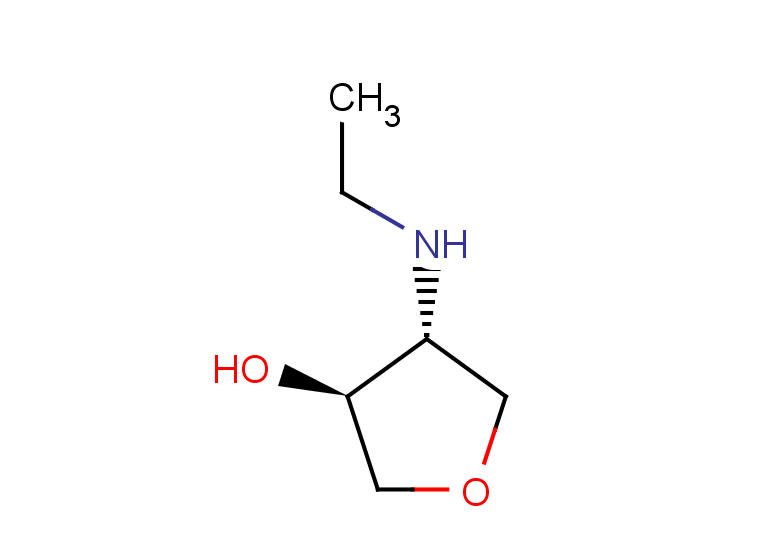 rac-(3R,4S)-4-(ethylamino)oxolan-3-ol, trans