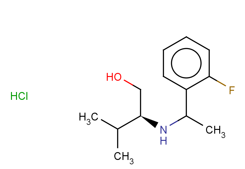 (2S)-2-{[1-(2-fluorophenyl)ethyl]amino}-3-methylbutan-1-ol hydrochloride